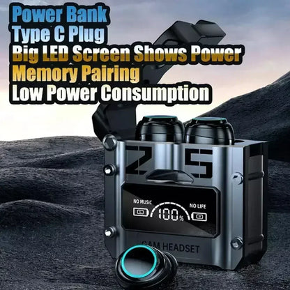 M25 Wireless Bluetooth Earbuds with LED Display