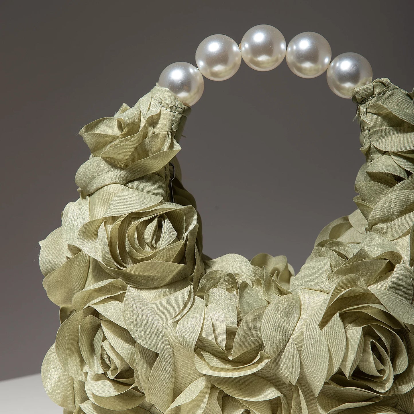 Floral Pearl Evening Party Handbag