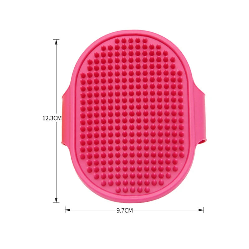 Silicone Pet Grooming & Bath Brush