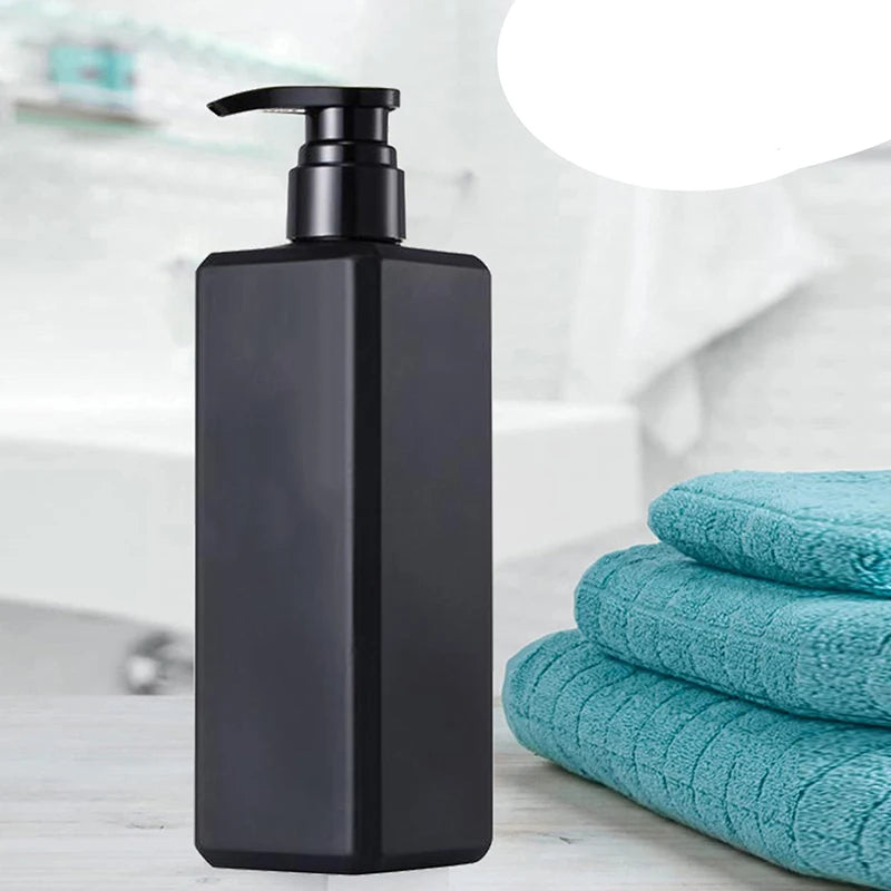 500ml Black Plastic Soap Dispenser