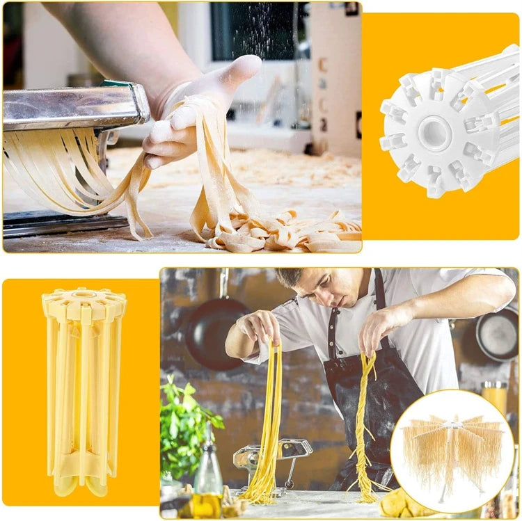 Collapsible Pasta Drying Rack with 10 Arms