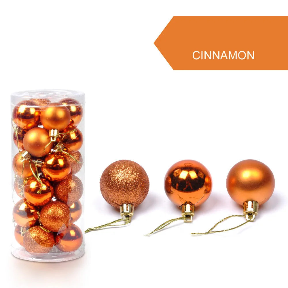 24-Piece Mini Christmas Bauble Set