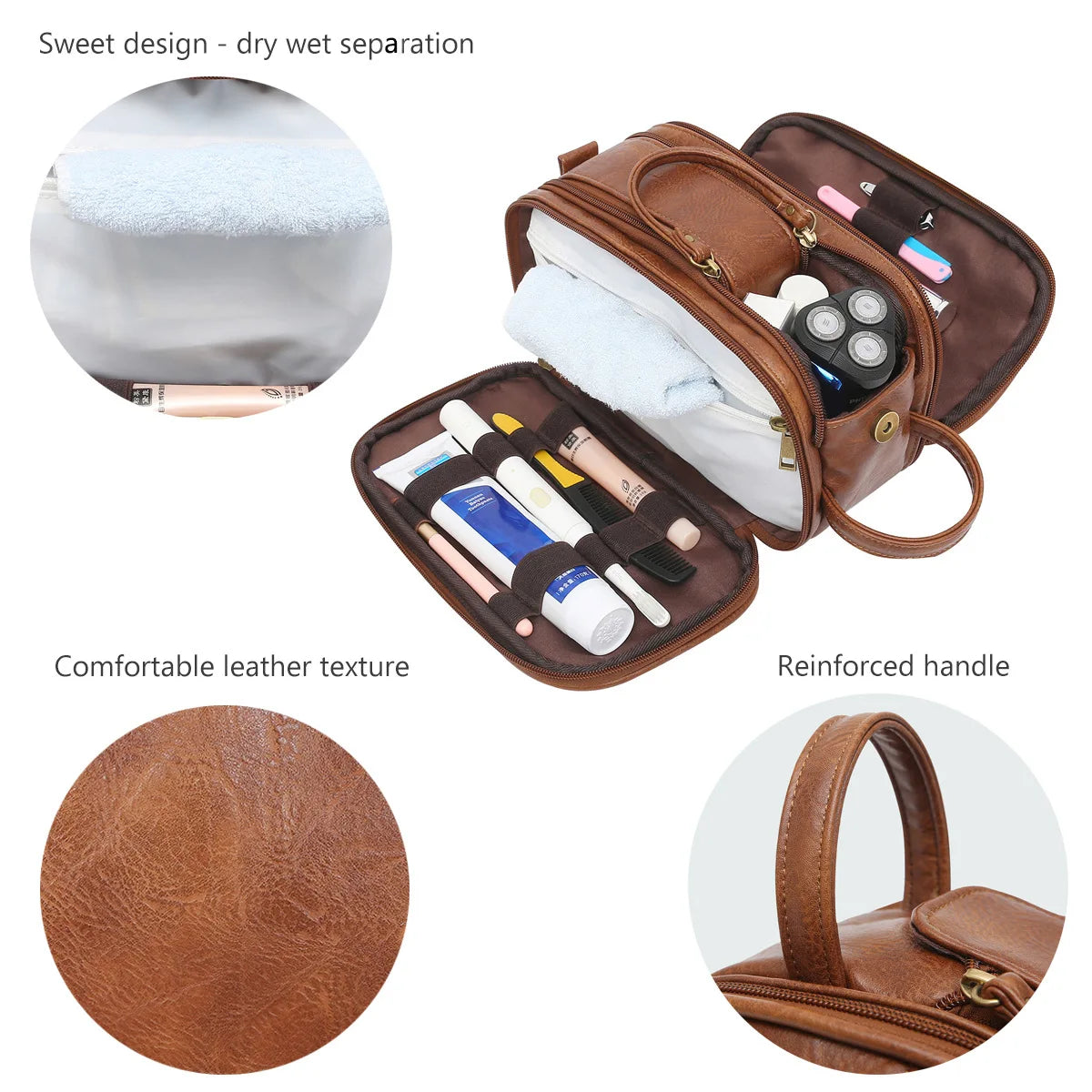 Men’s Large Travel Toiletry Bag