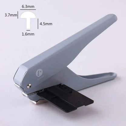 Fromthenon 4-Hole Mushroom Hole Punch for Discbound Notebooks