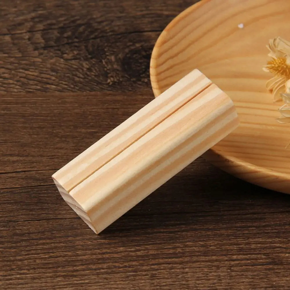 Wooden Card Display Stand
