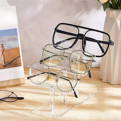 Acrylic Multi-Tier Glasses Display Stand