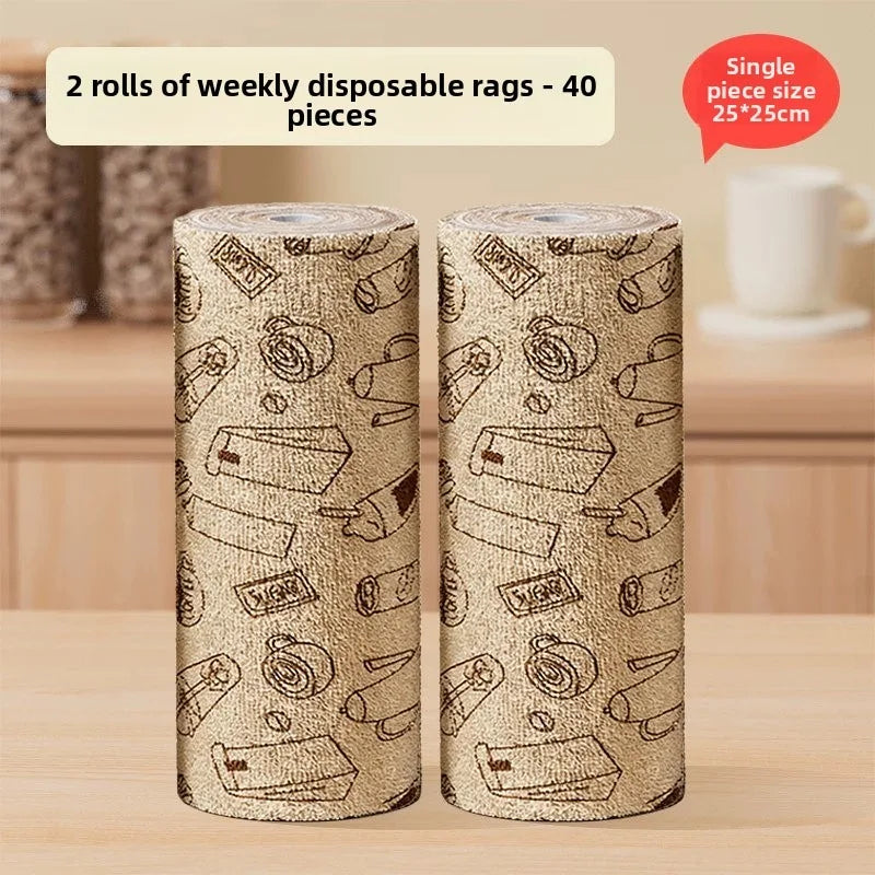 Disposable Kitchen Cleaning Towel Roll