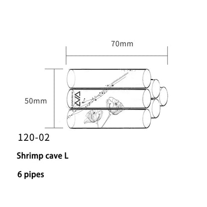 Glass Aquarium Shrimp Feeding Dish & Feeding Tube Set