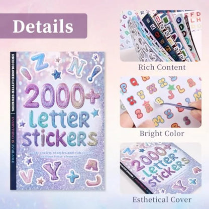Alphabet Letter Stickers for Journaling & Crafts