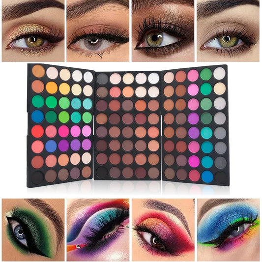 120 Colors Waterproof Eye Makeup Pallet Shadows