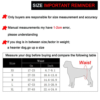Reusable Male Dog Diaper Washable Pet Nappy
