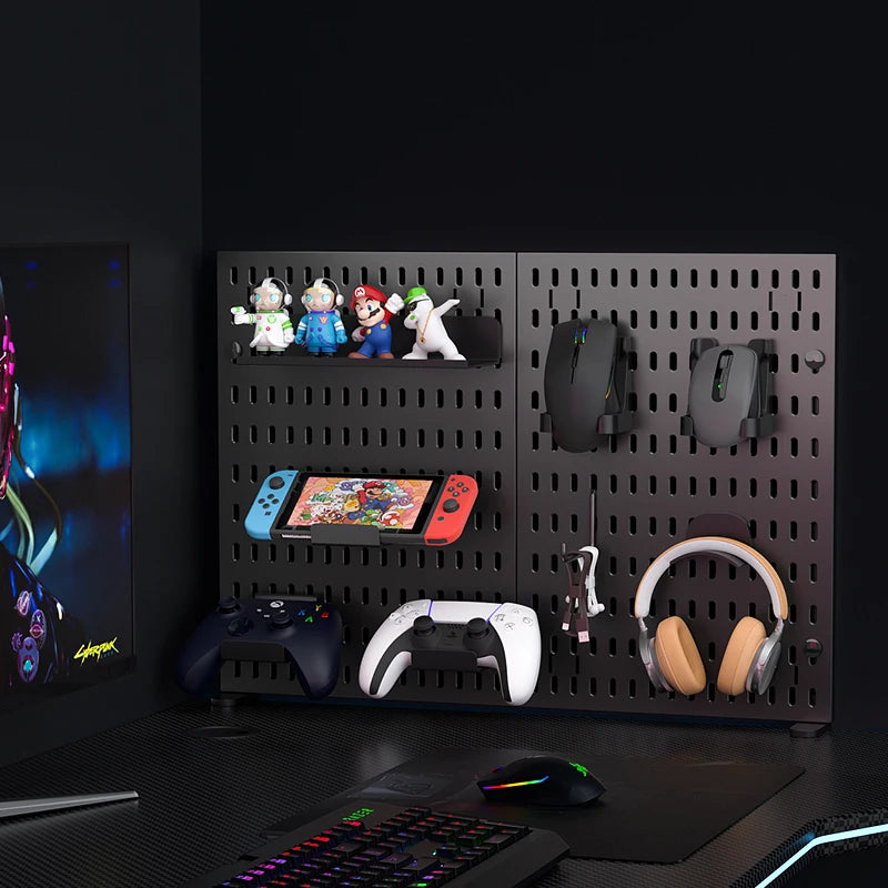 Adjustable Desktop Pegboard Organizer