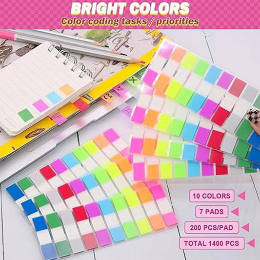 Colourful Sticky Index Tabs