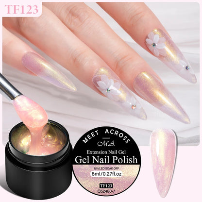MEET ACROSS 8ML Aurora Extension Gel Polish