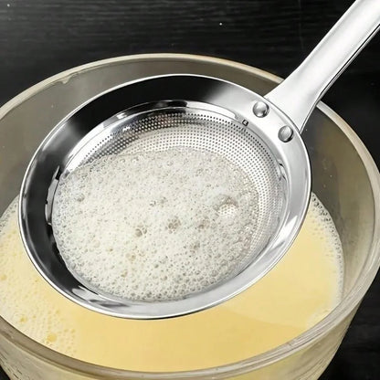 Stainless Steel Fine Mesh Skimmer Spoon