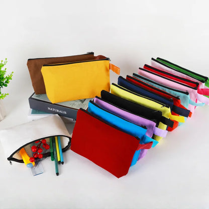 Canvas Pencil Case with Zipper