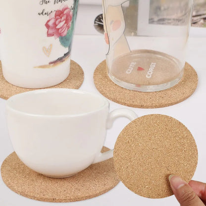 Natural Cork Drink Coasters