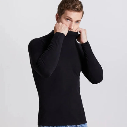 Men’s High Neck Thermal Underwear Top