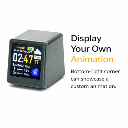 Smart WiFi Market Monitor Clock