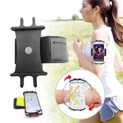 Universal Sports Phone Armband with 360° Rotating Holder