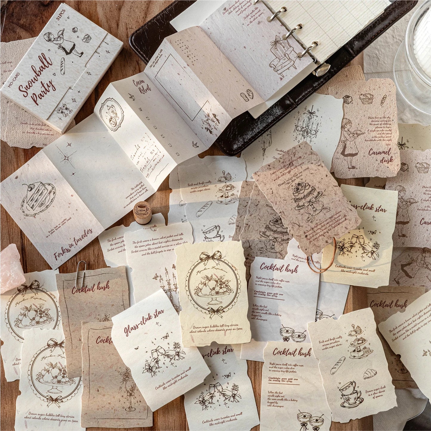 Retro Scrapbook Decoration Stickers