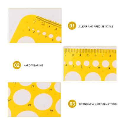 Circle Template Drawing Ruler
