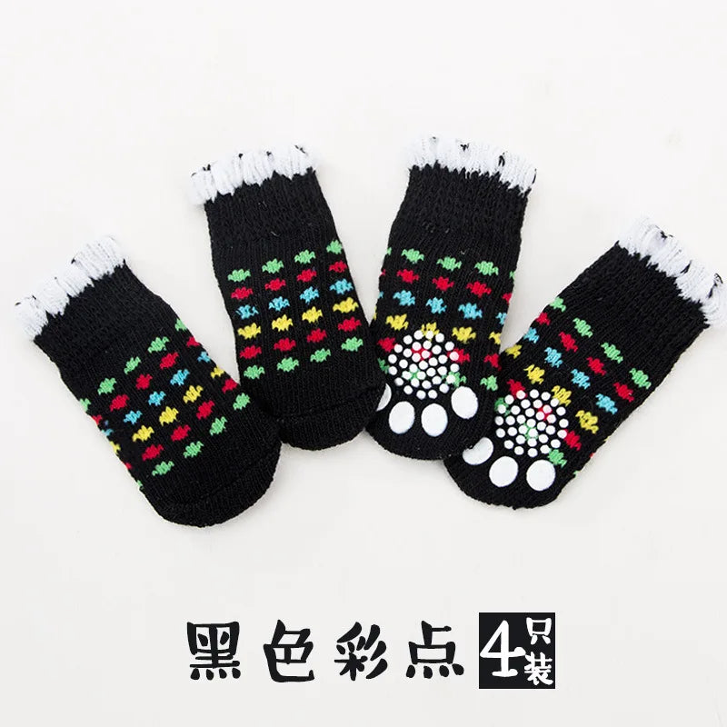 Warm Anti-Slip Knit Socks for Dogs