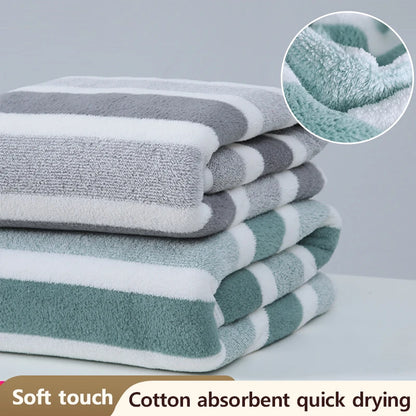 1 Pc Thickened Absorbent Bath Face Towel