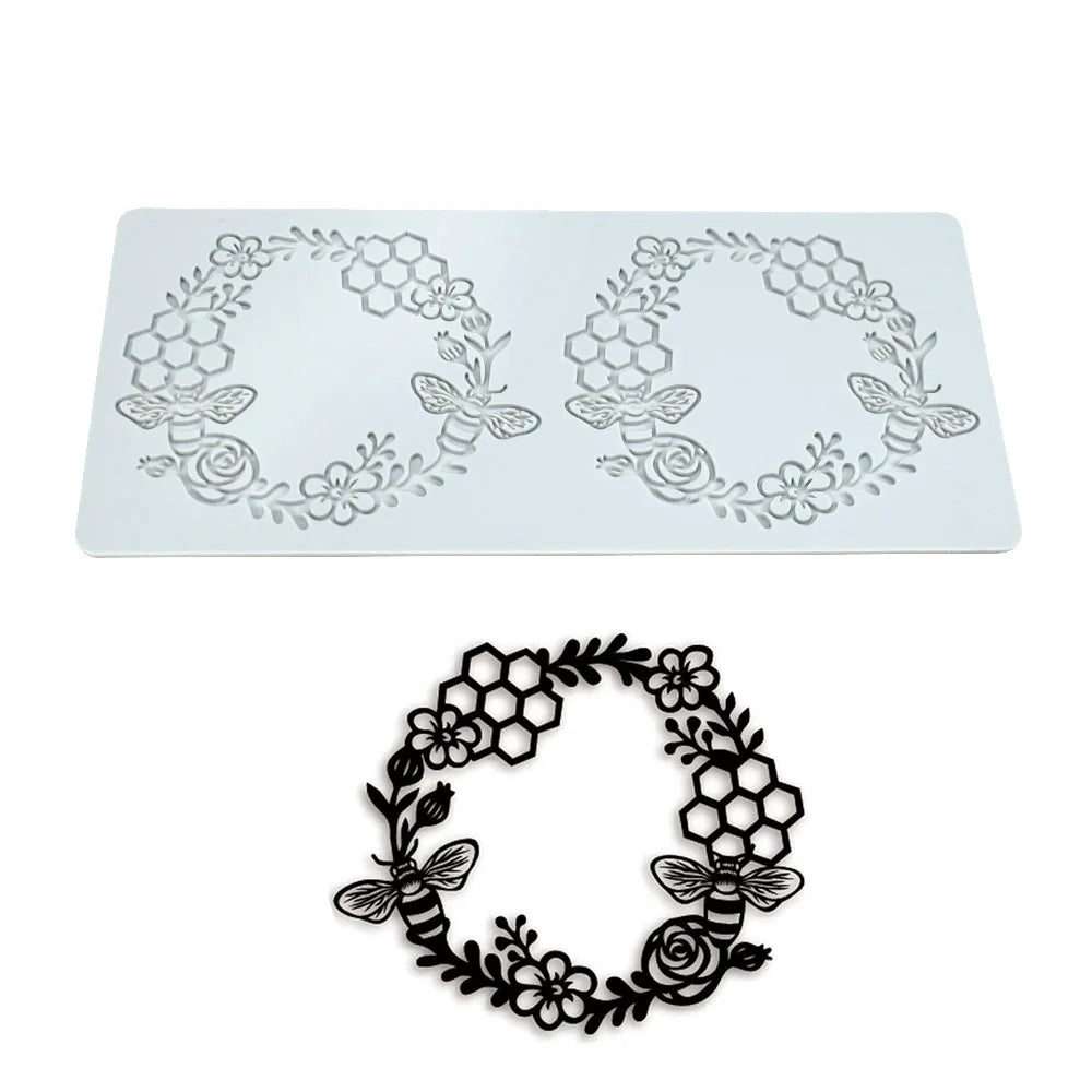 Silicone Lace Cake Decoration Mold