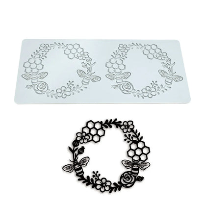 Silicone Lace Cake Decoration Mold