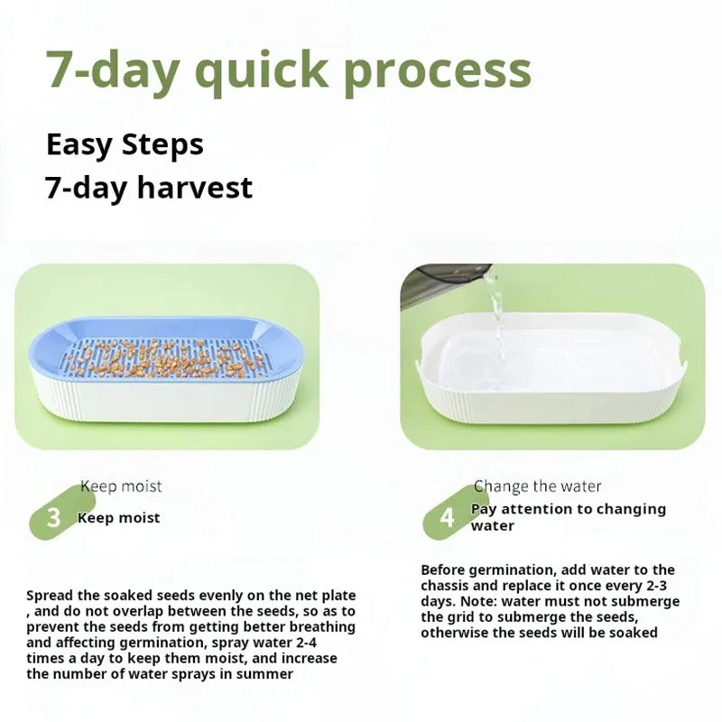 Hydroponic Cat Grass Growing Kit