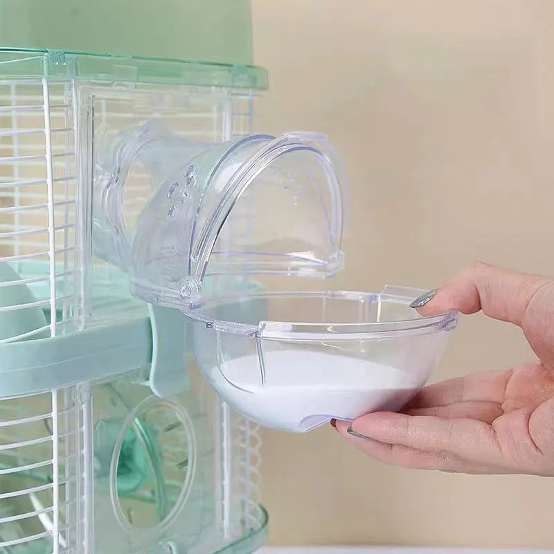 Acrylic Hamster Bathroom Sand Bath Box