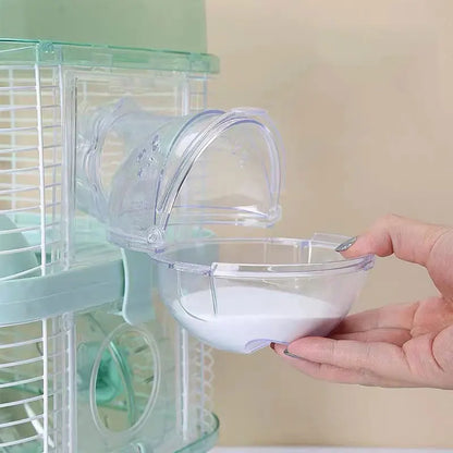 Acrylic Hamster Bathroom Sand Bath Box