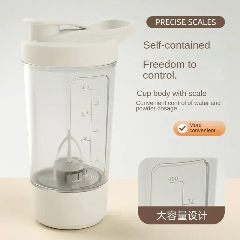 Portable Electric Protein Shaker Bottle