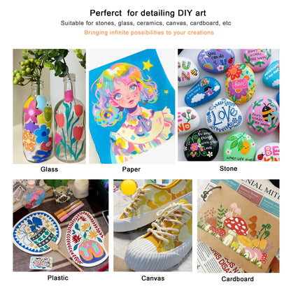 Acrylic Paint Marker Set – Waterproof Multi-Surface Art Pens
