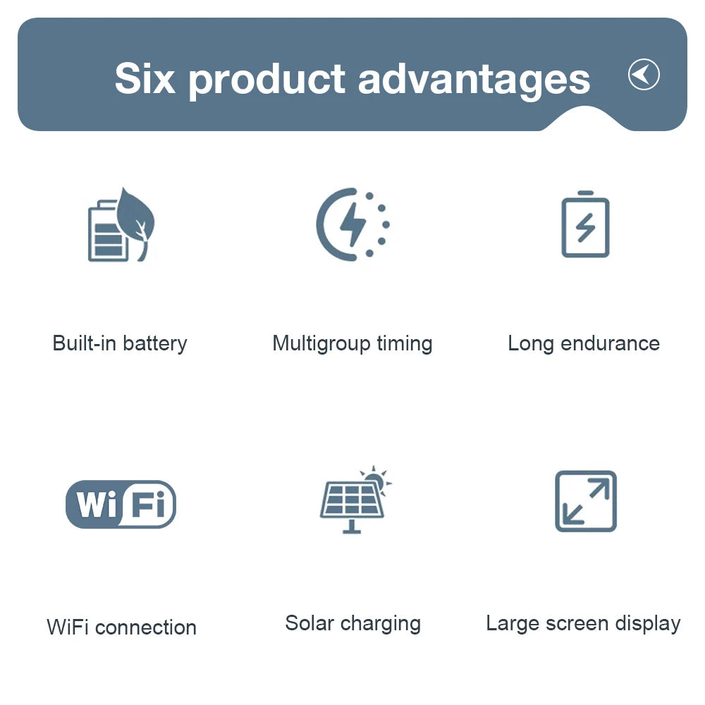 Smart Solar WiFi Irrigation Timer