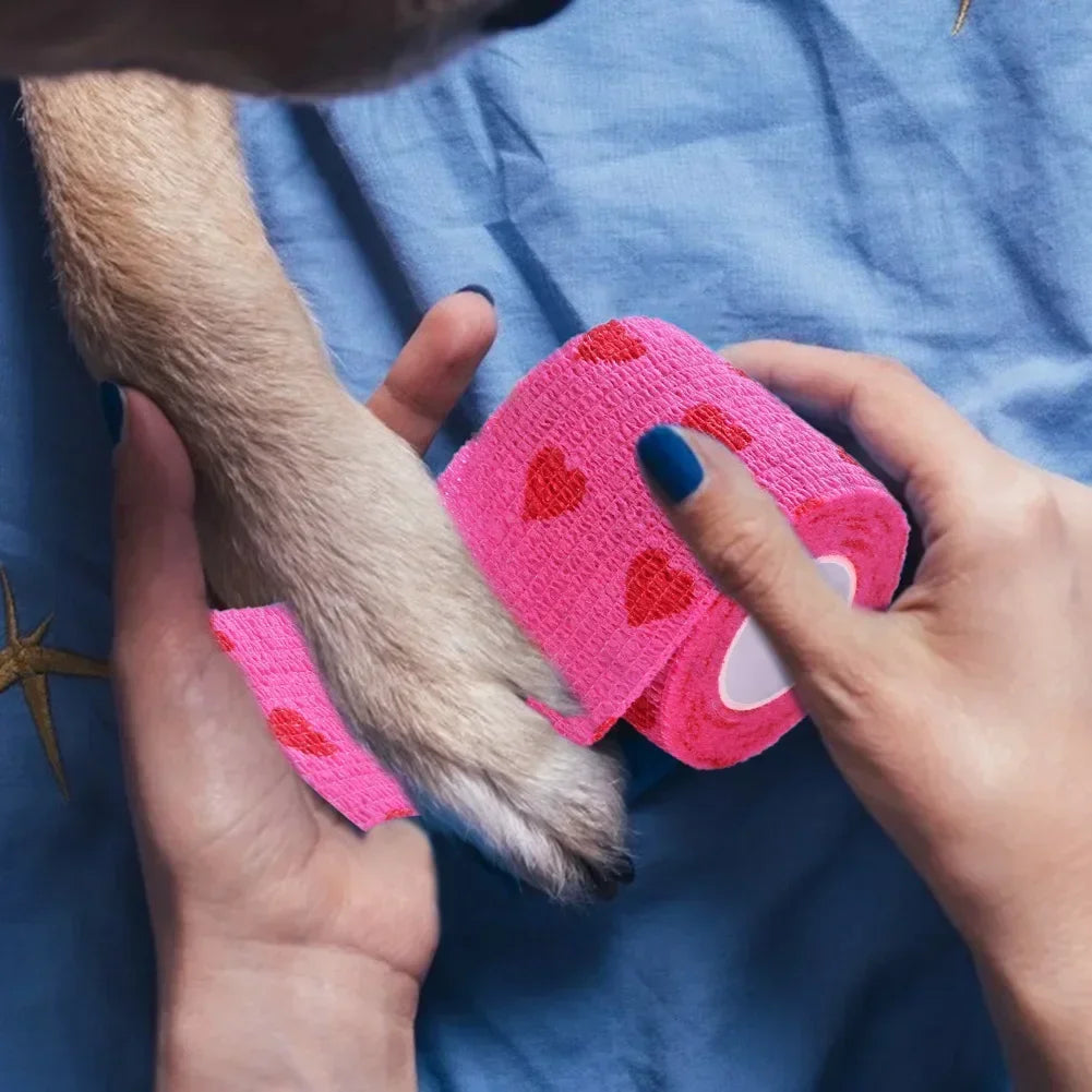 Self-Adhesive Pet Medical Bandage Wrap