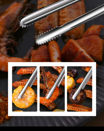 Stainless Steel BBQ Grill Tongs