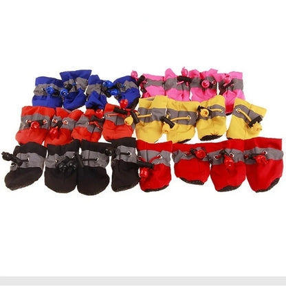 Waterproof Pet Rain Boots Set