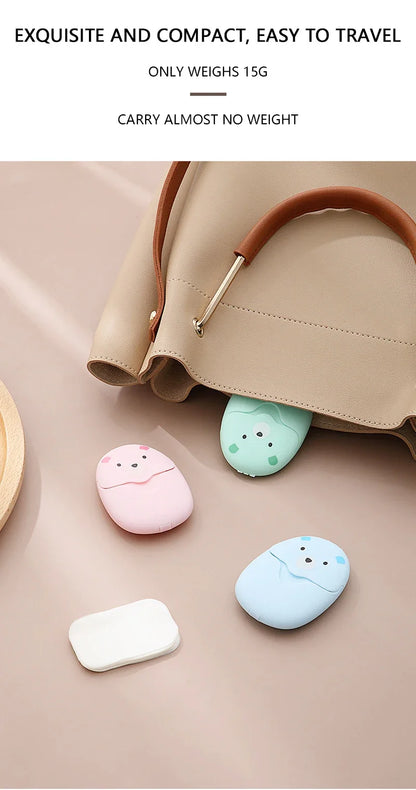 Travel Soap Sheets with Portable Storage Case