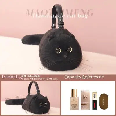Cute Plush Cat Shoulder Bag Carrier