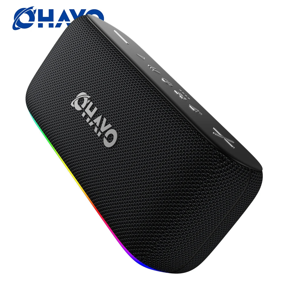 60W Wireless Speaker with RGB Lights & Waterproof Design