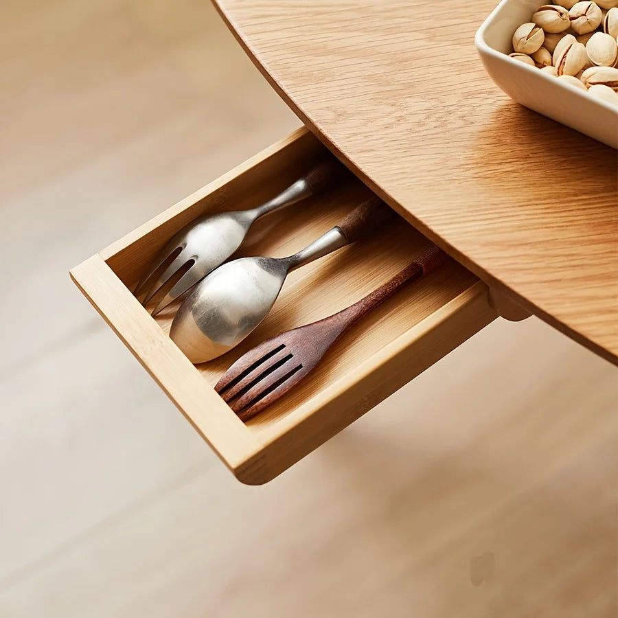 Wooden Under-Desk Drawer Organizer