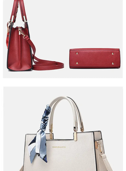 Luxury Women’s Structured Satchel Shoulder & Crossbody Handbag