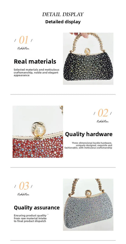 Crystal Embellished Evening Handbag