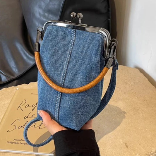 Women’s Denim Phone Crossbody Bag