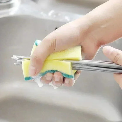Double-Sided Kitchen Cleaning Sponge Set