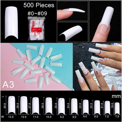 Full Cover False Nail Tips