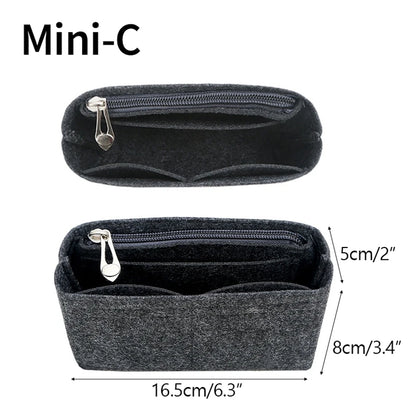 Mini Tote Bag Organizer Insert