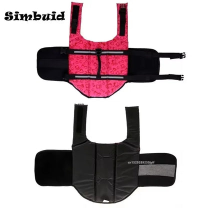 Reflective Dog Life Jacket Adjustable Swimming Safety Vest